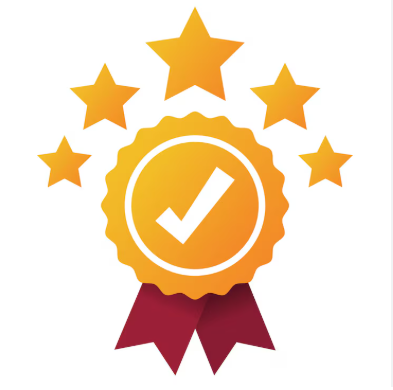 Rewards star badge